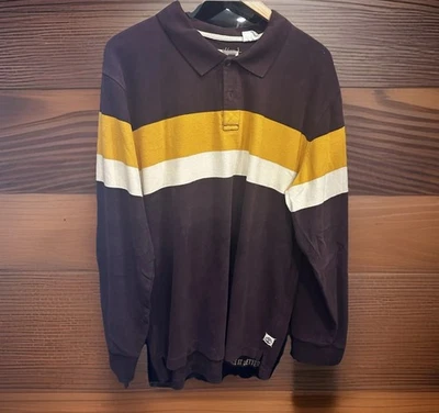 Vintage Timberland Long Sleeve Rugby Shirt Sturdy Soft Preppy Cotton Unique XXL - Image 1 of 4