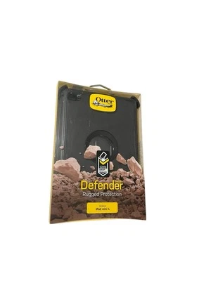 OtterBox Defender Series Case & Stand for Apple iPad Mini 4 Black New - Image 1 of 2