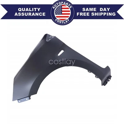 Fits Mitsubishi Mirage 2014-2020 Black Front Left Fender Panel Steel - Imagem 1 de 4