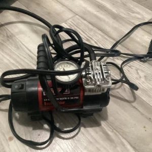 CRAFTSMAN 12 VOLT AIR INFLATOR, PORTABLE TIRE INFLATOR 40 SCFM @ 30 PSI, 75122 - Picture 1 of 7