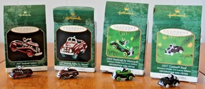 Miniature Kiddie Car Luxury Edition Lot First 4 Hallmark Keepsake Ornaments - Picture 1 of 7