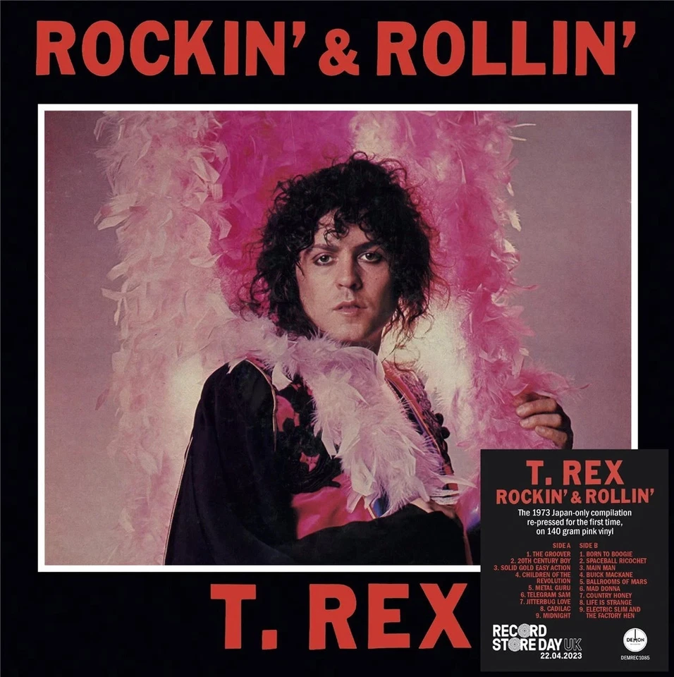 T. Rex - Rockin' & Rollin' Pink Vinyl LP Record RSD UK - Image 1 of 1