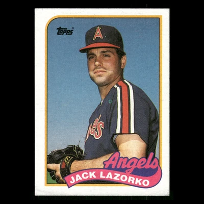Jack Lazorko #362 1989 Topps California Angels Baseball Card MLB - Image 1 of 3