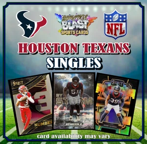 HOUSTON TEXANS SINGLES ~ Múltiples jugadores y años ~ ¡Descuentos por volumen! - Imagen 1 de 8