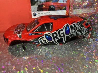 Arrma Gorgon Red Blue Black Body Shell Lid Factory Painted Decaled ARA402351 - Image 1 of 4