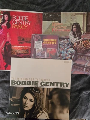BOBBIE GENTRY (3)X VINYL-(1)CD.'PATCHWORK',WINDOWS OF THE WORLD',FANCY'.VG - Image 1 of 4