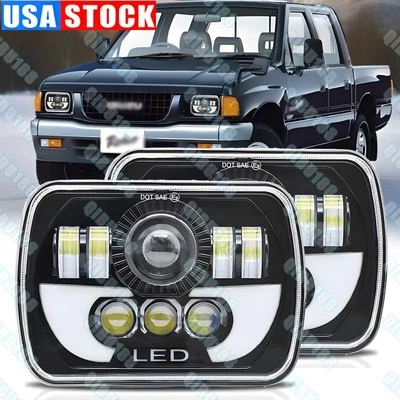 Par de faros LED 5x7 7x6" haz alto/bajo para Toyota Tacoma para 4Runner para camioneta Foto 1 de 4