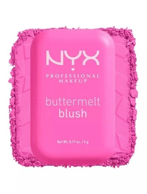 New NYX Professional Makeup Buttermelt Blush 'My Butta Half' Cool Pink Vegan 5g - Image 1 of 4