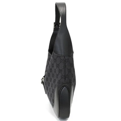 GUCCI One Shoulder Bag Jackie GG Canvas Leather Color Black 001･3306 Women - Image 1 of 4