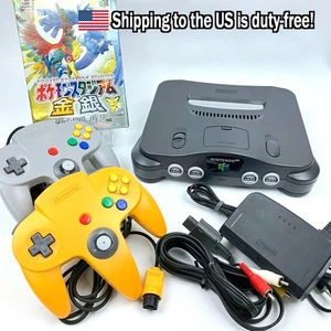 Nintendo 64 N64 Console & 2 Controller Pokémon set Region Free Ship From US 02 - Picture 1 of 17