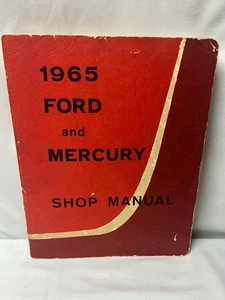 1965 FORD AND MERCURY SHOP REPAIR MANUAL ORIGINAL - Bild 1 von 8