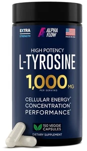 L Tyrosine 1000MG Capsules - All-Natural L- Tyrosine Supplement for Focus & E... - Picture 1 of 7