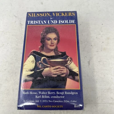 BRAND NEW! Nilsson, Vickers in Tristan und Isolde VHS New-301 - Image 1 of 3