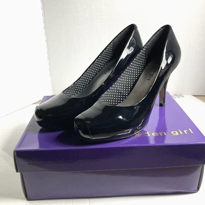 Madden девочка GETTA женщин 9 высокий каблук платье обуви черный патент насос Stiletto - Изображение 1 из 4