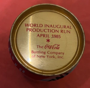 RARE WORLD INAUGURAL PRODUCTION RUN APRIL 1985 FULL UNOPENED CAN - Picture 1 of 6