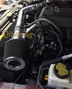 All Black Air Intake System Kit For 2005-2014 Nissan Frontier Xterra 4.0L V6 - Foto 1 di 1