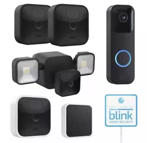 Blink Whole Home Security System 5 Kameras Video Türklingel Flutlicht Konvolut 7 Stück - Bild 1 von 10
