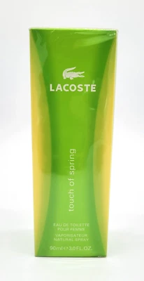 Lacoste Touch of Spring para mujer 3,0 OZ eau de parfum spray NUEVO sellado DESCONTINUADO RARO Foto 1 de 4