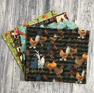 Chickens Hens Chicks Rooster Chicken Wire Flowers Baked Potato Microwave Bag - Picture 1 of 9