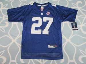 NEW YORK GIANTS JACOBS 27 Reebok Authentic NFL Jersey Super Bowl XLII YouthL NOS - Picture 1 of 12