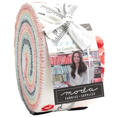 Summertime Jelly Roll by Camille Roskelley for Moda Fabrics - Image 1 of 3