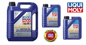 7-Liters Liqui Moly LEICHTLAUF HIGH TECH 5W-40 Full Synthetic Engine Oil - Picture 1 of 1