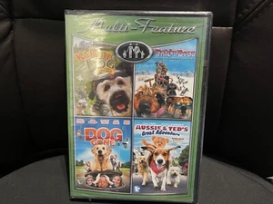 KARATE DOG/CHILLY DOGS/DOG GONE/AUSSIE & TED'S GREAT ADVENTURE -DVD NEW & SEALED - Picture 1 of 2