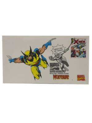 X-Men USPS First Day Of Issue Stamp Wolverine Marvel Comics Super Heroes 2007 - Image 1 of 3
