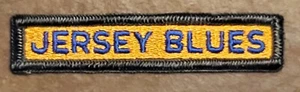 US ARMY 50TH ARMORED DIVISION "JERSEY BLUES" TAB - COLOR 3.5 in NOS VTG MILITARY - Picture 1 of 3