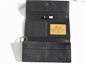 Billetera con embrague RFID 2021 grano de guijarros negro - Imagen 1 de 4