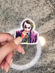 Heath Ledger Joker, WATERPROOF VINYL STICKER for LAPTOPS, TUMBLERS, ETC - Picture 1 of 3