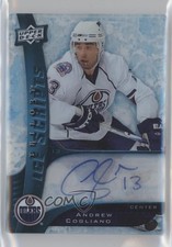 2009-10 Upper Deck Trilogy Ice Scripts Andrew Cogliano #IS-AC Auto