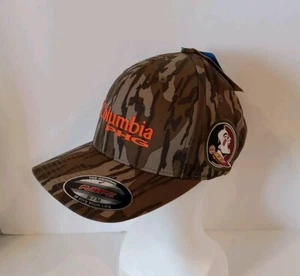 New Columbia PHG Hat S/M Mossy Oak Botomland Florida State Seminoles Flexfit - Picture 1 of 6