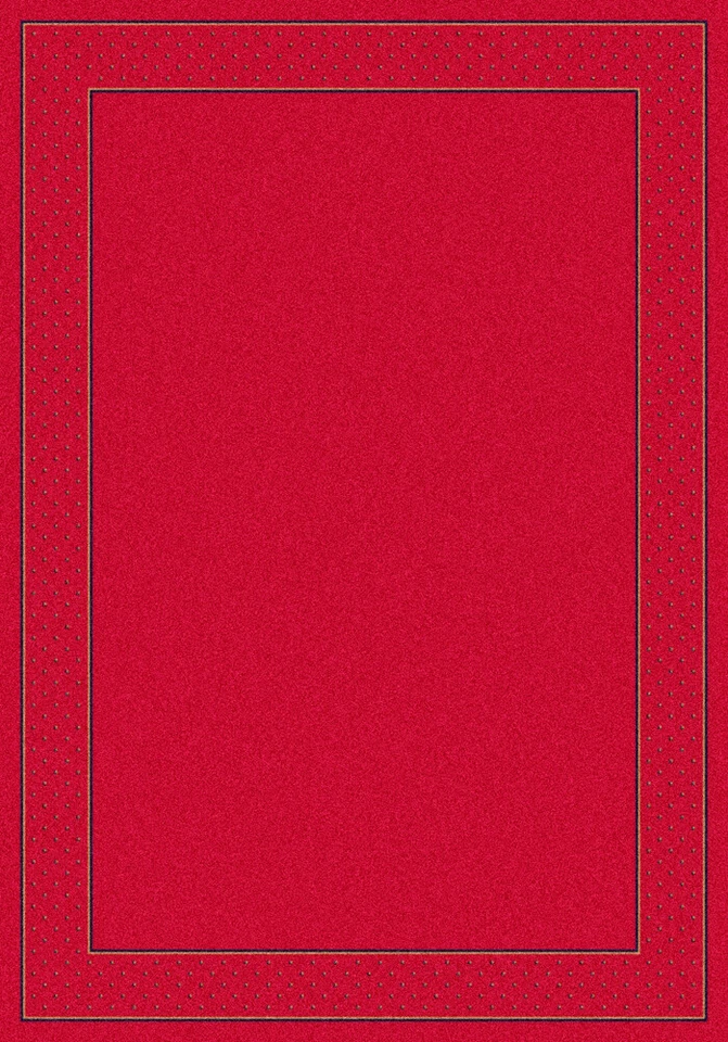 Milliken Red Contemporary Flat Spotted Diagonals Area Rug Solid Legacy Ruby - Image 1 of 1