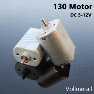 Micro 130 Vollmetall Kupfer Bürste Motor DC 5-12V für Spielzeug RC Auto Schiff - Bild 1 von 10