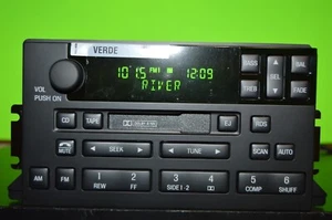 99 00 01 Lincoln Continental factory cassette player radio stereo XF3F-18C870-AE - Picture 1 of 7