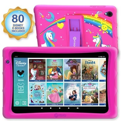 Contixo K80A 8" Inch for Kids 32GB HD Tablet w/ Disney E-Books Wi-Fi Camera - Image 1 of 3