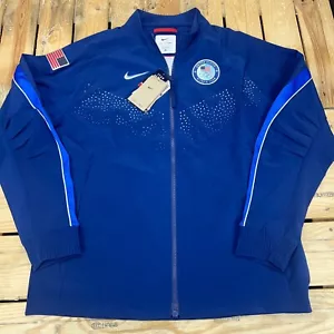 Chaqueta Nike Paris 2024 Team Emitida EE. UU. Podio Olímpico - Azul - Nueva con Etiquetas - Imagen 1 de 4