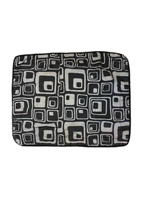 Maison De Vie Pair Shams Pillowcases Black White Printed Back Bedding Geo 2 - Picture 1 of 8