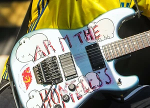 Tom Morello Rage Against The Machine Arm The Homeless Guitar Stickers Decal Set - Picture 1 of 2
