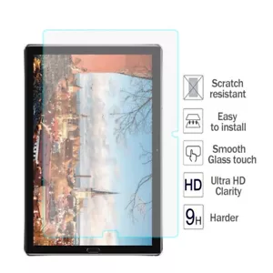 2X Anti Fingerprint Tempered Glass Film For Samsung Galaxy Tab S8 A7 S7 FE A8 S6 - Picture 1 of 20