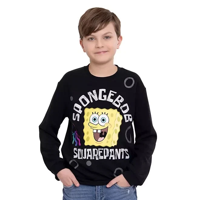 Sudadera de cuello redondo Bob Esponja para niños talla S 6-7 Foto 1 de 4