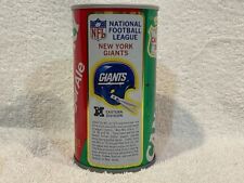 Vintage 1977 New York Giants Canada Dry Ginger Ale Soda Can, Larry Csonka!!
