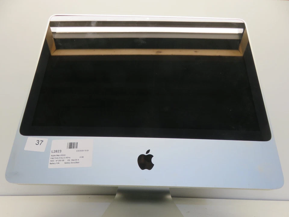 Apple iMac A1224 Intel Core 2 Duo 2.4GHz 4GB 250 GB MacOS 10.8 ATI Radeon 2400XT - Image 1 of 4