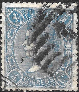 1875 SPAIN SC#75. 4C. USED VF - Picture 1 of 2