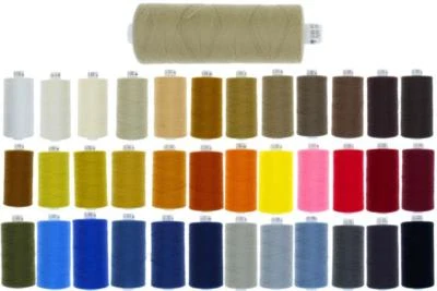 10 x Nähgarn Nähseide für mittelleichte mittel starke Stoffe Jeans Stärke 80 - Bild 1 von 2