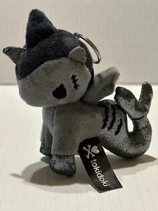 Tokidoki Mermicorno Sharkbite Plush Keychain Shark Unicorn Mermaid Aurora World - Picture 1 of 12