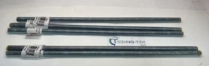 Reliable Threaded Rod Fine Thread Zinc Clear 3/8-16 x 12" (5/Pack) - Picture 1 of 4