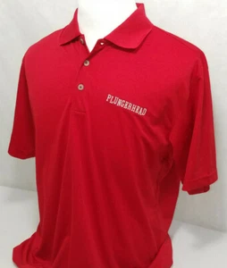 Adidas Golf Climalite Plungerhead Wines Red S/S Performance Polo Shirt Mens L - Picture 1 of 8