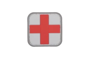 Airsoft  3D PVC morale patch Red Cross, IFAK, Medic, milsim 3x3 cm. - Picture 1 of 1